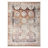 9' x 12' Beige Floral Medallion Power Loom Area Rug
